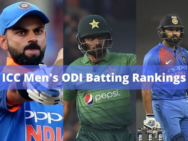 ICC Men's ODI Batting Rankings: Check ranks of Babar Azam, Virat Kohli, Rohit Sharma, Quinton de Kock, Aaron Finch, and More